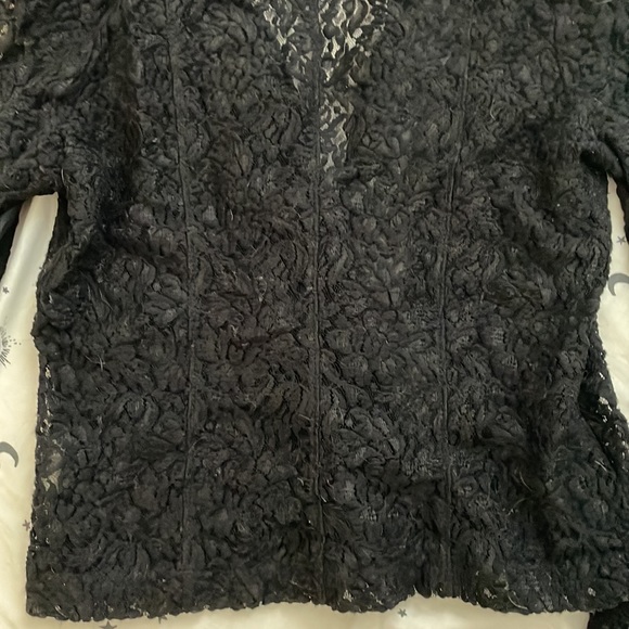 Urban Outfitters Black Lace Blazer - Picture 4 of 4
